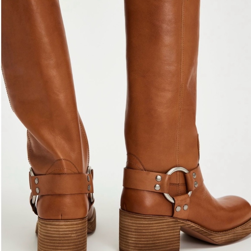 Jeffrey Campbell Katrina harness pull on boot 6.5